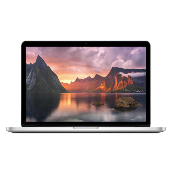 Portátil Apple MacBook Pro A1502 en color plata. Modelo de principios de 2015 con pantalla Retina de 13,3 pulgadas de alta resolución (2K). Equipado con un procesador Intel Core i5, 8 GB de RAM y un disco de estado sólido (SSD) de 256 GB para un rendimiento rápido y fluido. Funciona con el sistema operativo macOS Monterey. Un portátil potente y elegante de Apple para tareas profesionales y creativas.