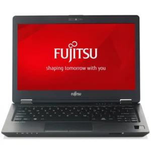 Portátil Fujitsu Lifebook U727 en color negro. Cuenta con una pantalla de 12,5 pulgadas de alta definición (HD). Equipado con un procesador Intel Core i5, 8 GB de RAM y un disco de estado sólido (SSD) de 256 GB para un rendimiento rápido y almacenamiento eficiente. Funciona con el sistema operativo Windows 10. Un portátil confiable y eficiente de Fujitsu para tareas profesionales y personales.