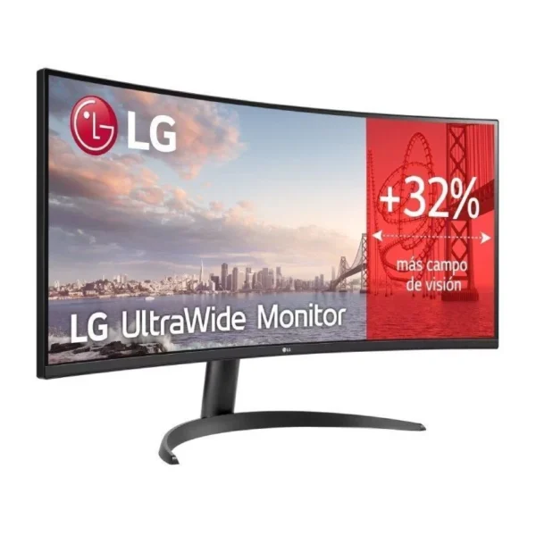 Monitor Profesional Ultrapanorámico Curvo LG UltraWide 34WR50QC-B 34 pulgadas WQHD