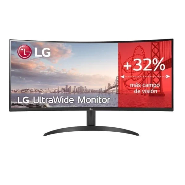 Monitor Profesional Ultrapanorámico Curvo LG UltraWide 34WR50QC-B 34 pulgadas WQHD Negro